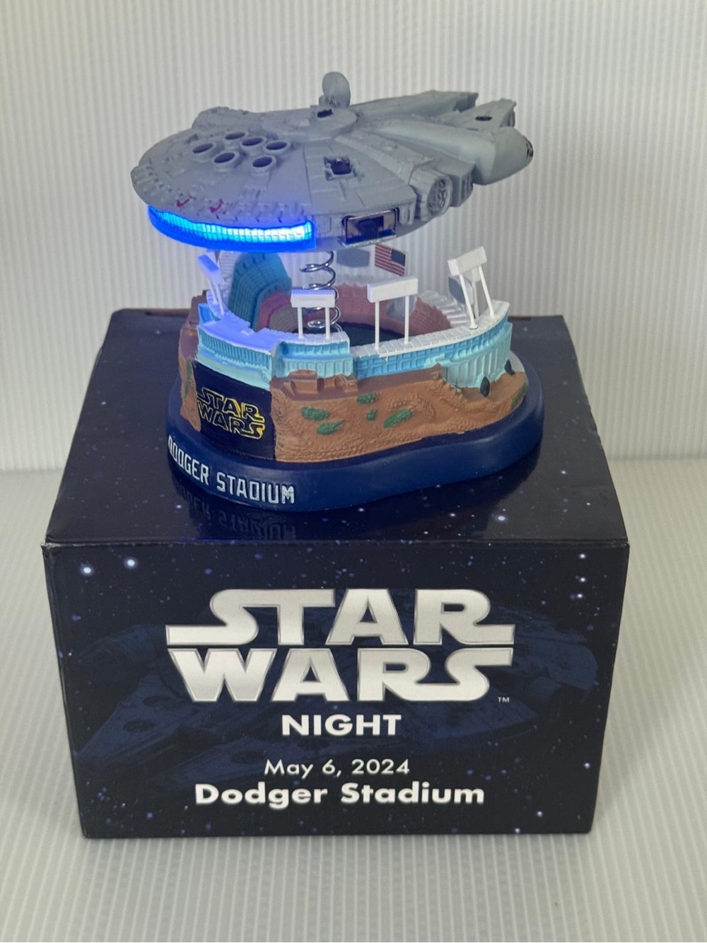Dodgers Star Wars Night 2024 Millennium Falcon Bobblehead
